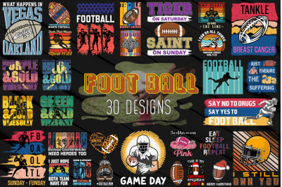 Football TShirt Design Bundle