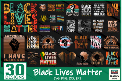 Black Lives Matter T-Shirt Design Bundle