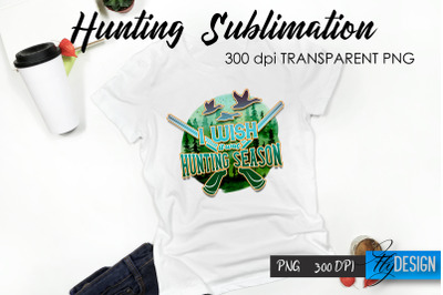 Hunting T-Shirt Sublimation V.19