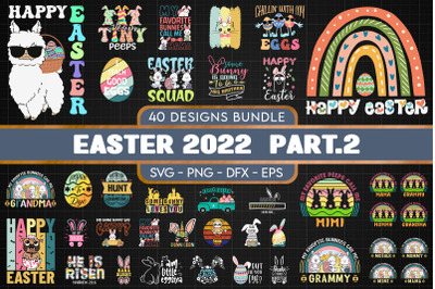 Easter T-Shirt Design Bundle Part 2
