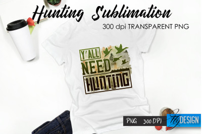 Hunting T-Shirt Sublimation V.39