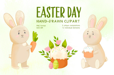 Easter Day clipart, PNG