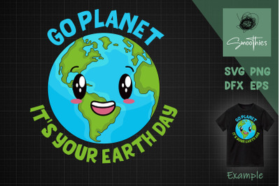 Cute Earth Day SVG