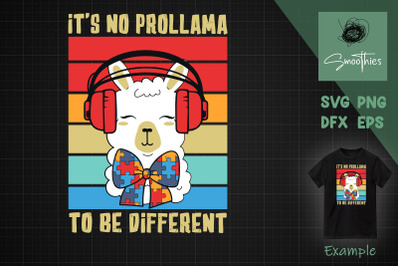 No Probllama To Be Different Llama Svg