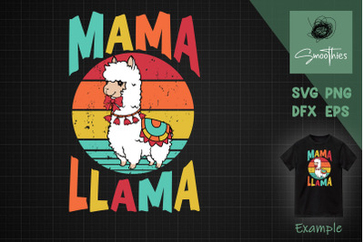 Mama Llama Mother Day Llama Lover