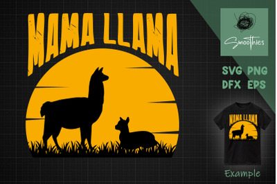 Cute Pregnancy Announcement Mama Llama