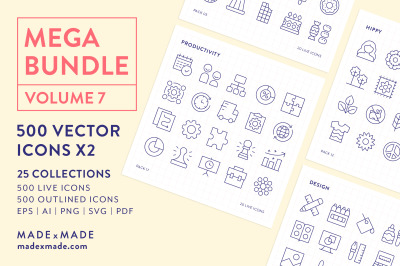 Mega Bundle Vol 7 Line Icons