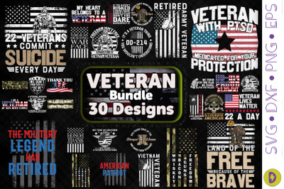 Veteran Bundle-30 Designs-220307