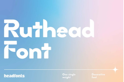 Ruthead Display Font