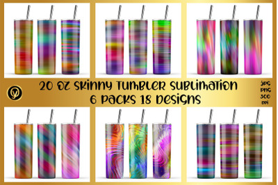 20 Oz Holographic Skinny Tumbler Bundle 1