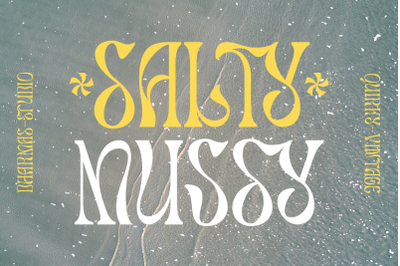 Salty Mussy - Quirky Twisted Display