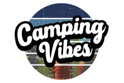 Camping Vibes Vintage Sublimation