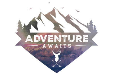 Adventure Awaits Mountain Sublimation