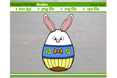 easter bunny shaped like egg | easter