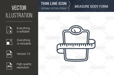 Measure Body Form Icon