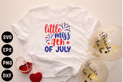 little miss 4th of july