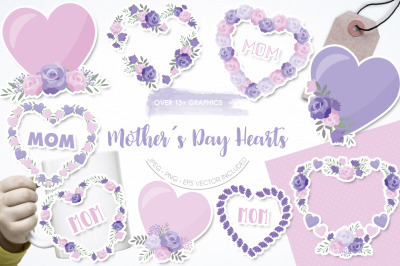 Mother&amp;#039;s Day Hearts