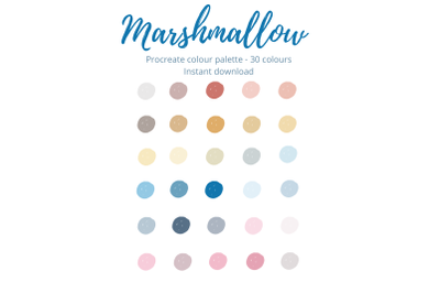 Procreate Marshmallow Palette / Swatch