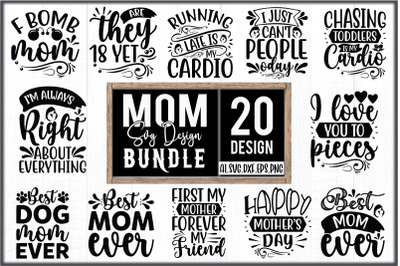 Mom SVG Design Bundle