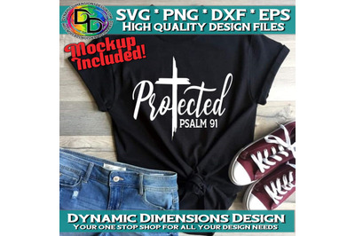 Protected SVG, Christian svg, Psalm 91 svg, dxf, png instant download,