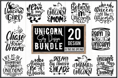 Unicorn SVG Design Bundle