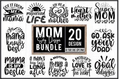 Mom SVG Design Bundle