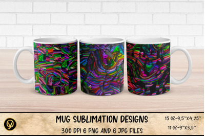 Mug Sublimation Designs ,Abstract Sublimation Mug