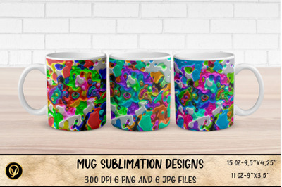 Mug Sublimation Designs ,Abstract Sublimation Mug