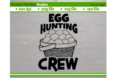 egg hunting crew | easter basket