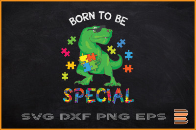 Autism Born To Be Special Trex Puzzle