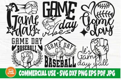 Game Day SVG PNG, Baseball Svg cut files, Baseball Bundle, Cricut Svg,