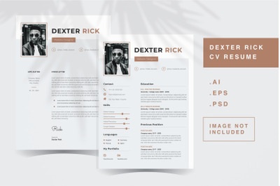 Dexter Rick - CV Resume Template