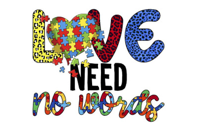 Love Need No Word Sublimation