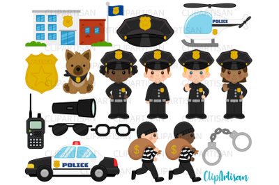 Cops Clipart, Police Officer Clip Art, Community Helpers