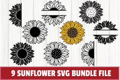 Sunflower SVG Bundle File
