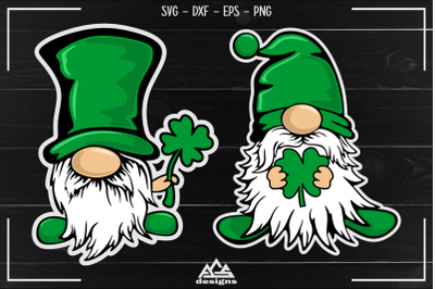 Cute St Patricks Gnome Svg Design