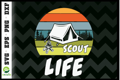 Scout Life Scouting Lovers Funny Camper