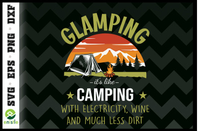 Glamping Definition Funny Camping