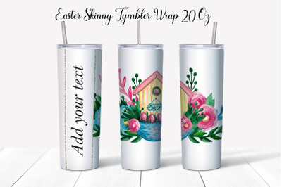 Happy Easter Tumbler Design For Sublimation Printing