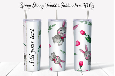 Spring Tumbler Design For Sublimation Printing