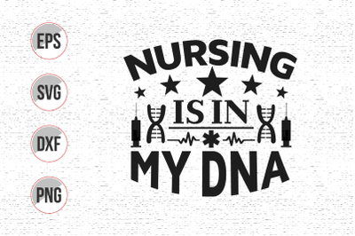 Nurse typographic lettering quotes design vector.