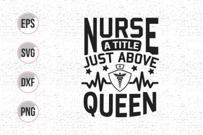 Nurse typographic lettering quotes design vector.