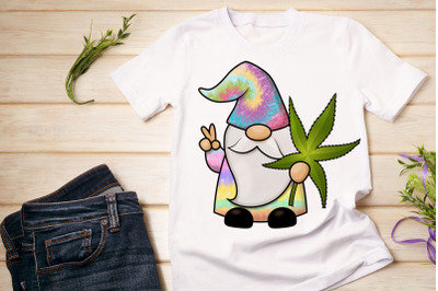 420 Gnome with Cannabis | Sublimation PNG
