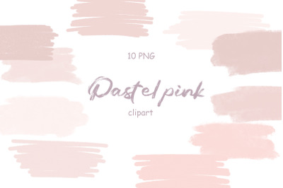 Watercolor pastel pink brush stroke PNG, Pink brush stroke