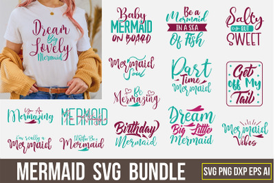 Mermaid SVG Bundle