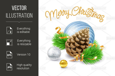 Merry Christmas Greeting Card