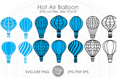 Hot air balloon SVG