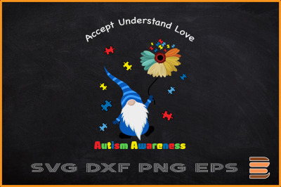 Accept Understand Love Autism Awareness