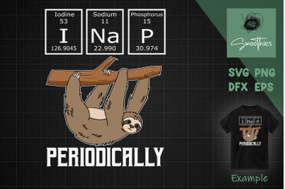 Funny Science Sloth, I Nap Periodically