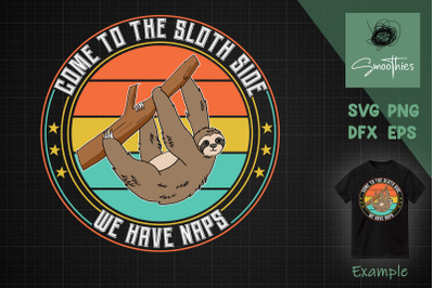 Sloth Svg Come To The Sloth Side